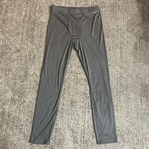 Cabela's Base Layer Pants Mens Lightweight L Tall Gray Long Under Garment